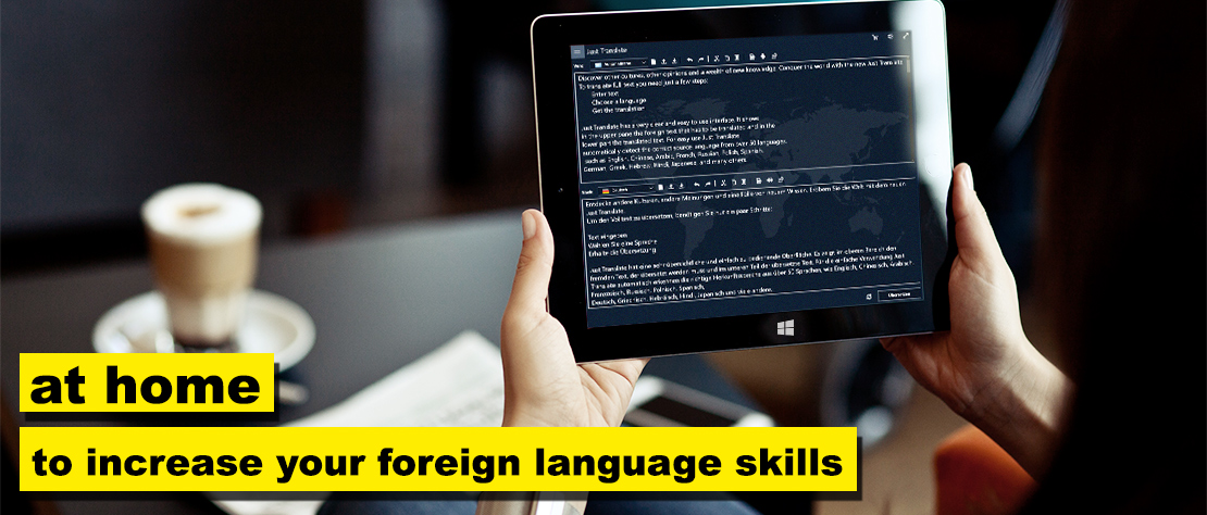 Just Translate - Increase your foreign language skills