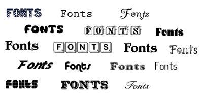 Additional TrueType Fonts for extraordinary designs