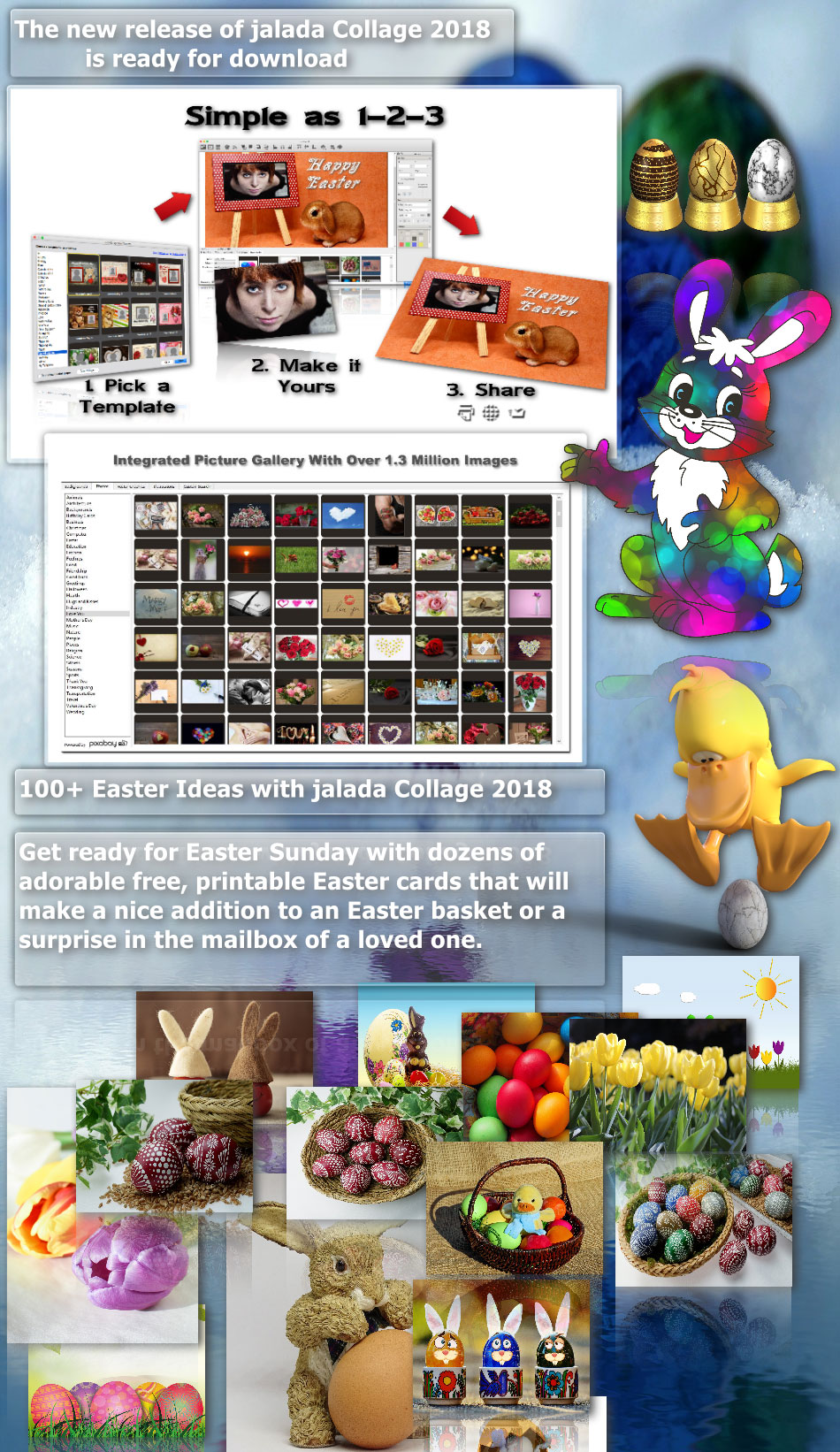 Easter ideas with jalada Collage 2018