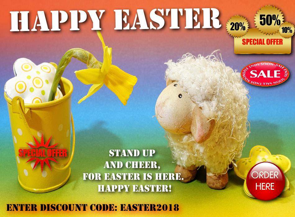 Happy Easter! Brace yourselves, we've got carrots and discounts.